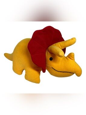 VTG Animal Fair Dinosaur Triceratops 16" Plush Stuffed Animal Item 9497B‎